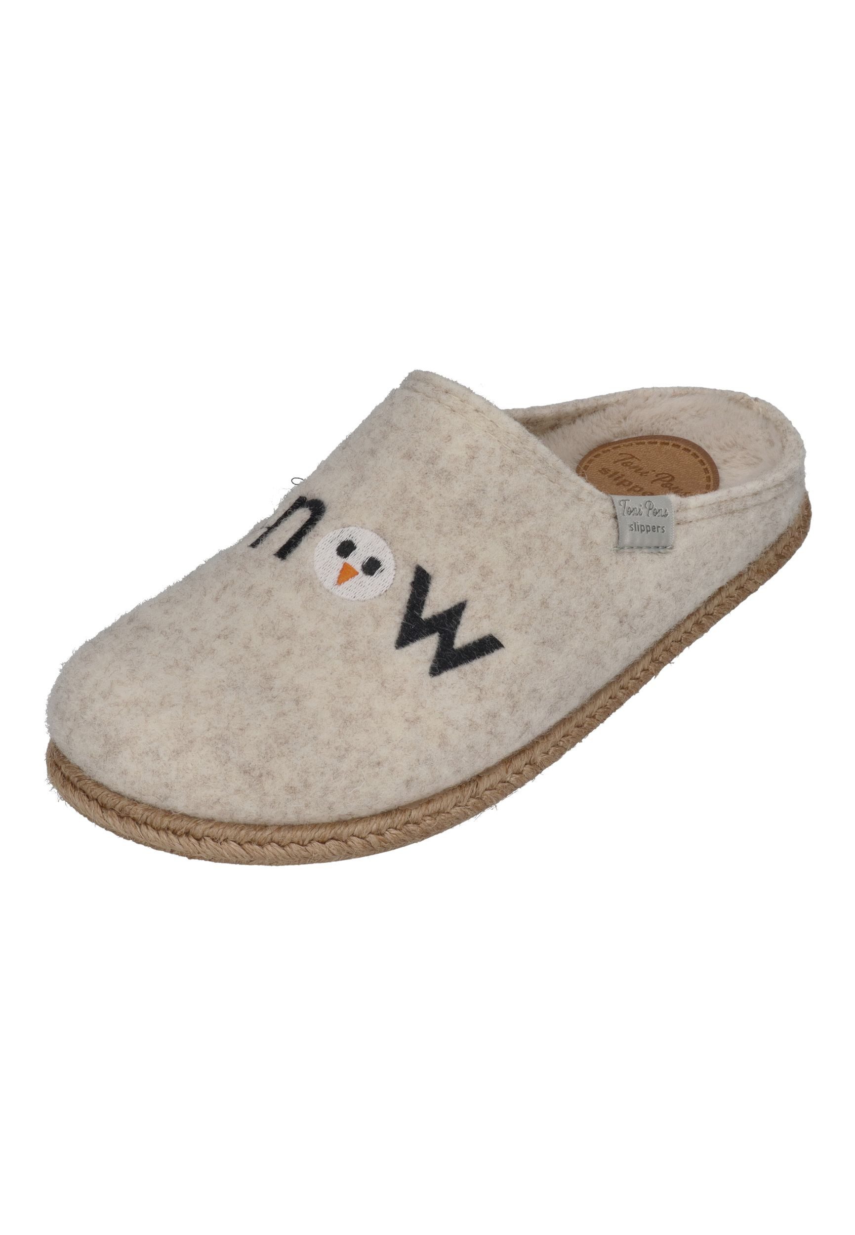 Toni Pons Deli-EF Hausschuh Snow
