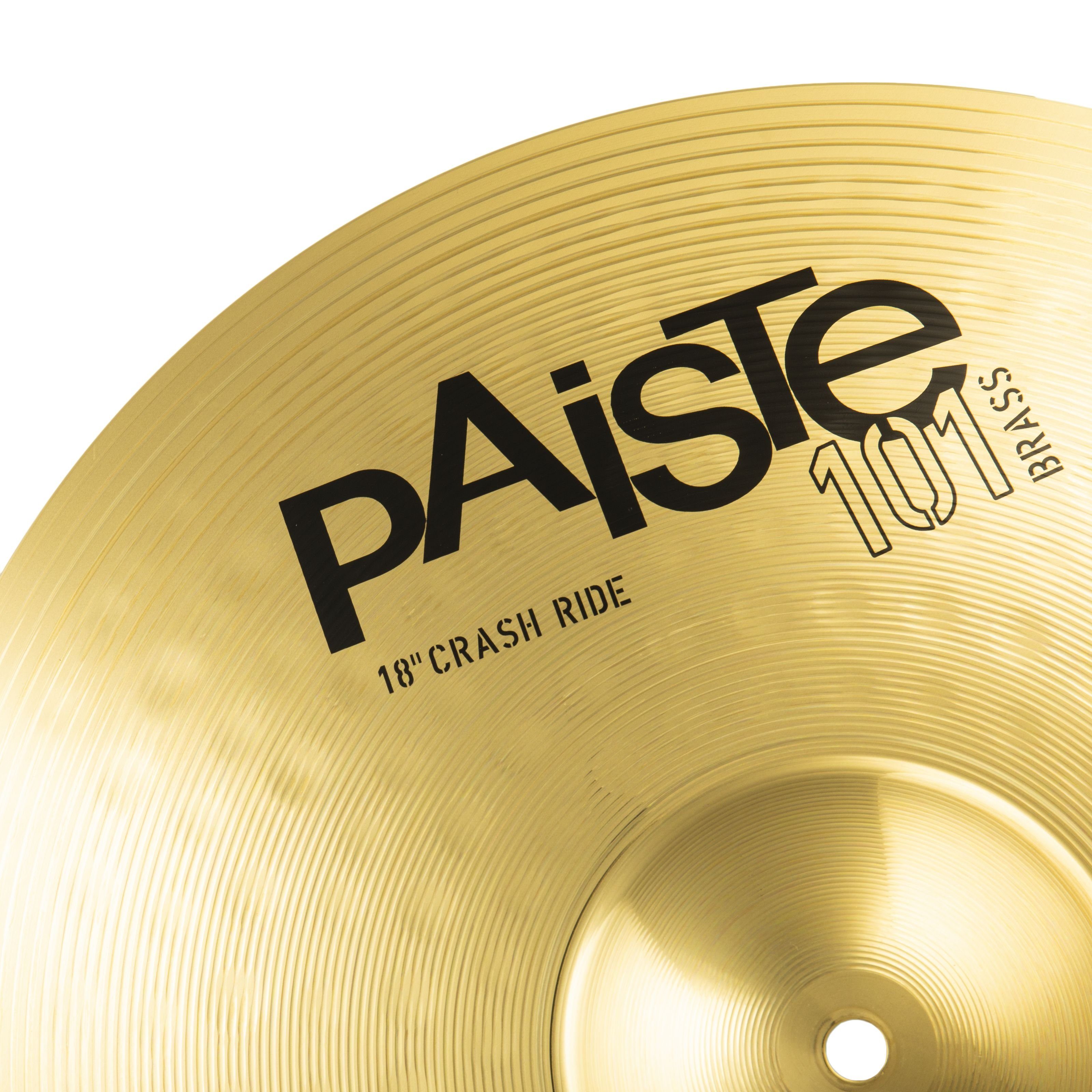 Paiste Becken,101 Brass Crash Ride 18", Cymbals, Crash Ride Becken, 101 Brass Crash Ride 18" - Crash Ride Becken