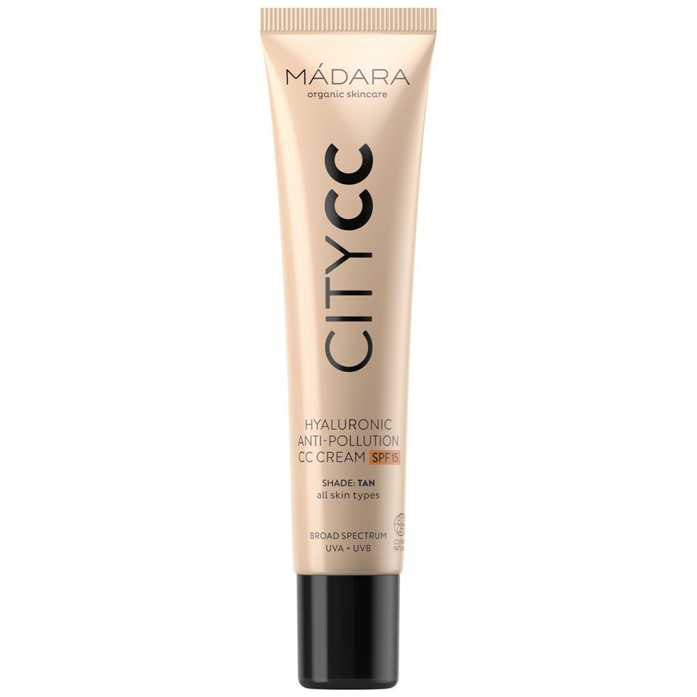 Madara CITY CC Hyaluronic Anti-pollution Creme mit LSF Tan, 40 ml