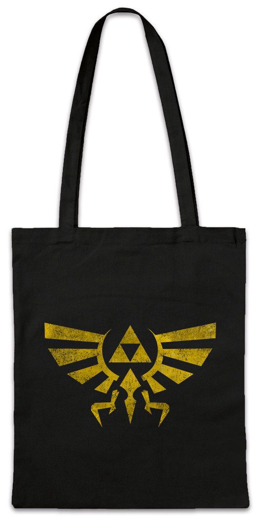 Urban Backwoods Beuteltasche Triforce Vintage Logo Stofftasche Shirt Legend Link Symbol Zelda Game (1-tlg), Sign Insignia Symbol