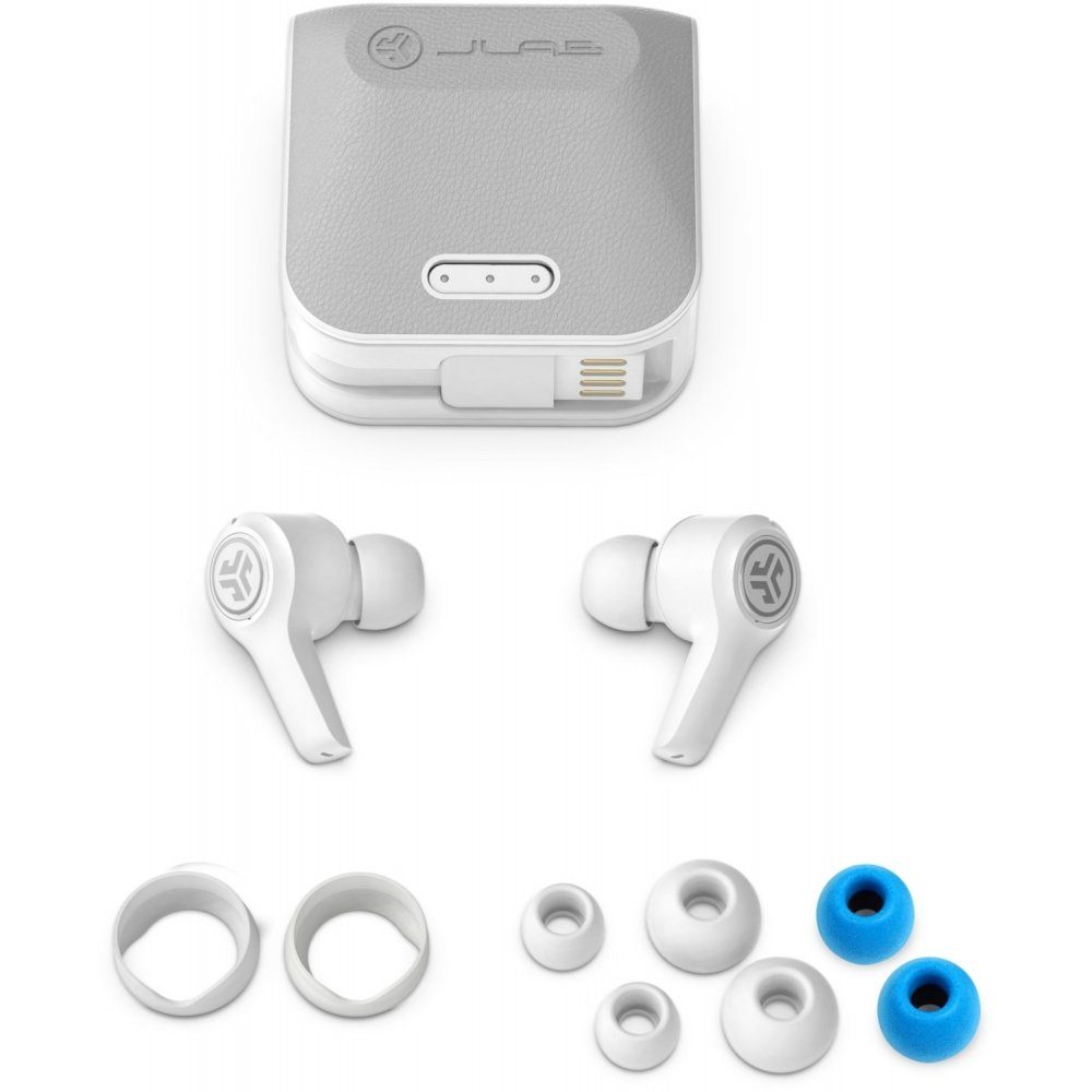 Jlab JBuds Air Executive True In-Ear-Kopfhörer Bluetooth-Kopfhörer Wireless weiß