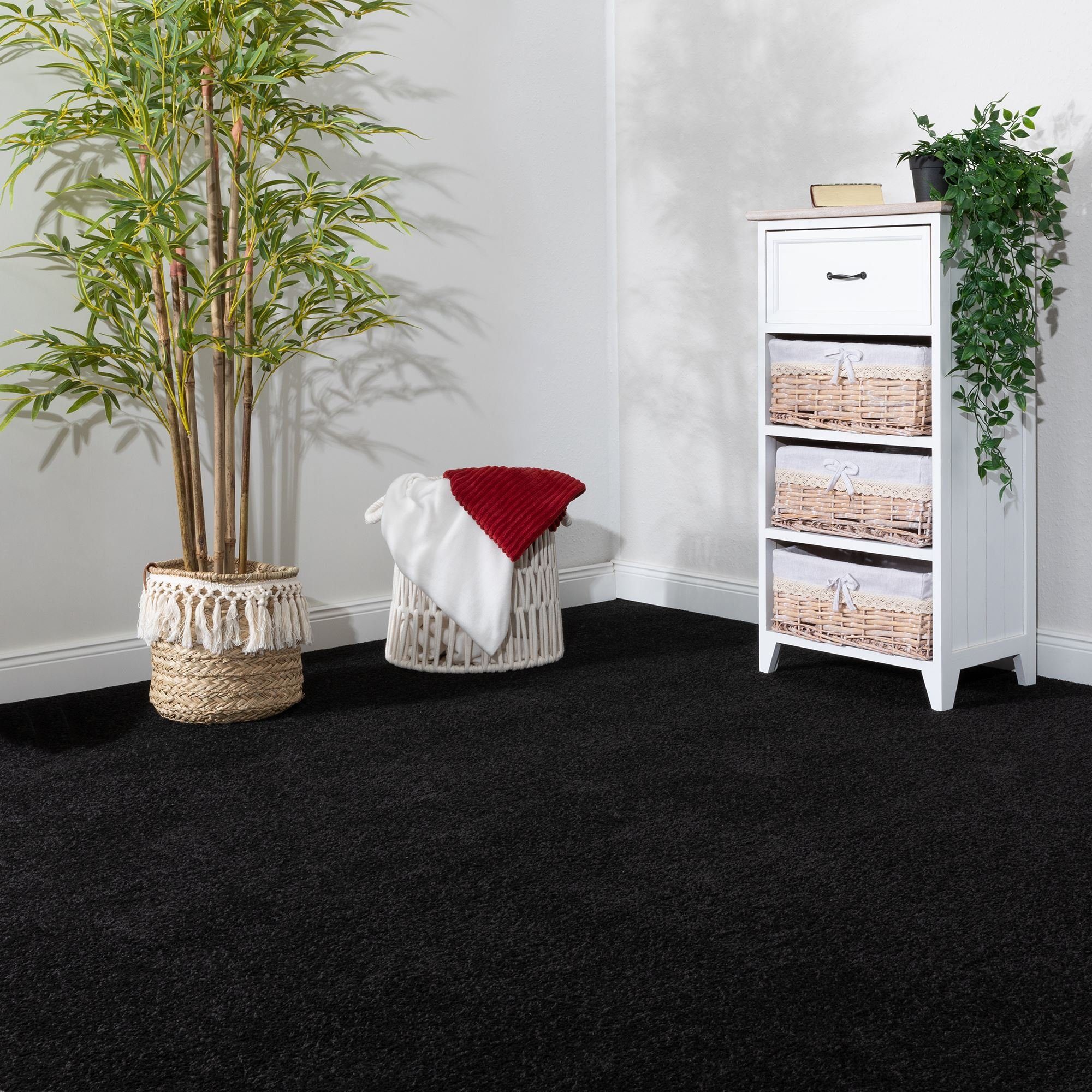 Steffensmeier Teppichboden Ibiza, Rechteckig, Kurzflor Teppich, Wohnzimmer günstig online kaufen