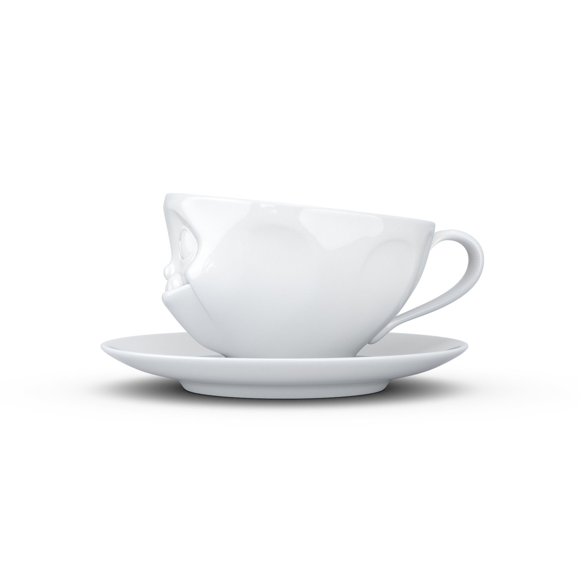 Tasse Weiß 200 FIFTYEIGHT weiß Lecker Kaffeetasse PRODUCTS - Tasse ml -