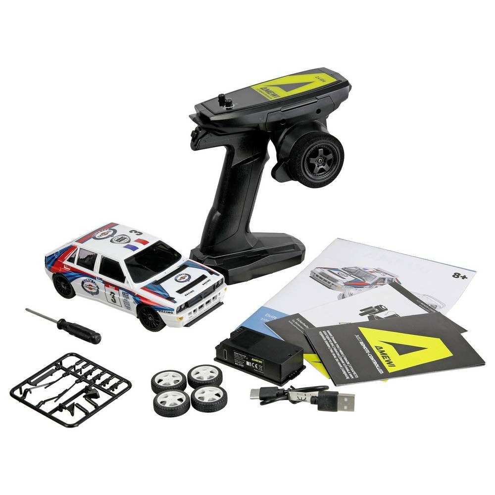 Amewi RC-Auto RC-Modell Brushed 1:28 Fahrzeug Elektro Drift Allradantrieb (4WD) RtR