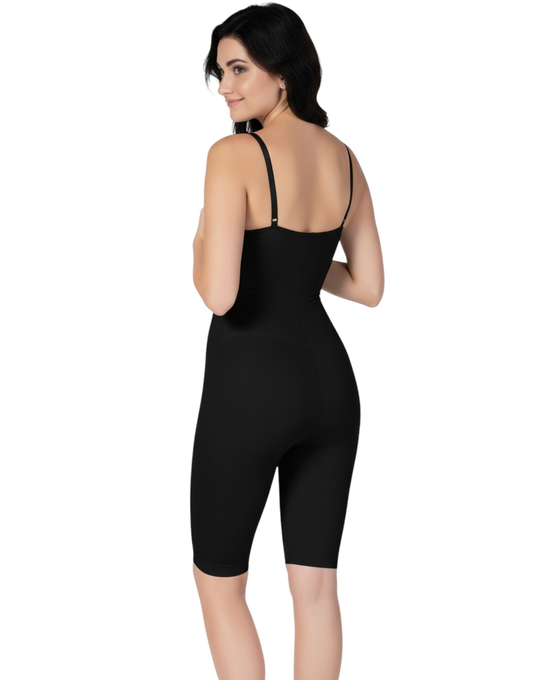 Formangel Miederhose Figurformendes Ganzkörper-Mieder mit Trägern, Unterbrust Shapewear (1-St) Mikromassage-Effekt, elastische Formzonen – Bild 2 von 2