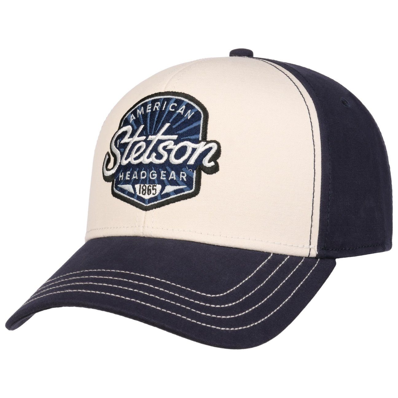 Stetson Baseball Cap (1-St) Basecap Metallschnalle