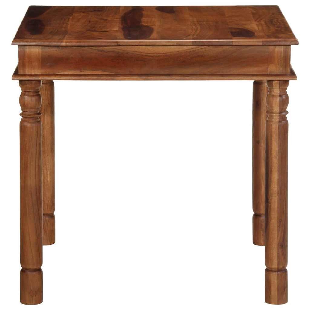 vidaXL Esstisch Esstisch 80x80x77 cm Massivholz (1-St)