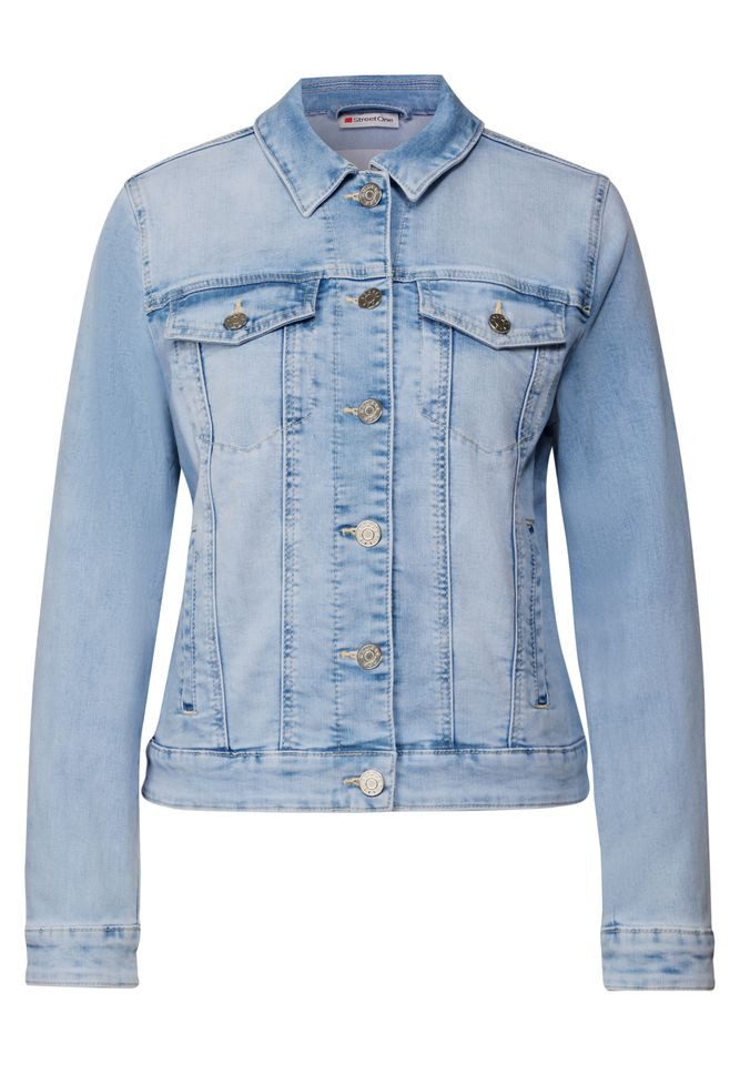 STREET ONE Jeansjacke – Bleached Denim günstig online kaufen