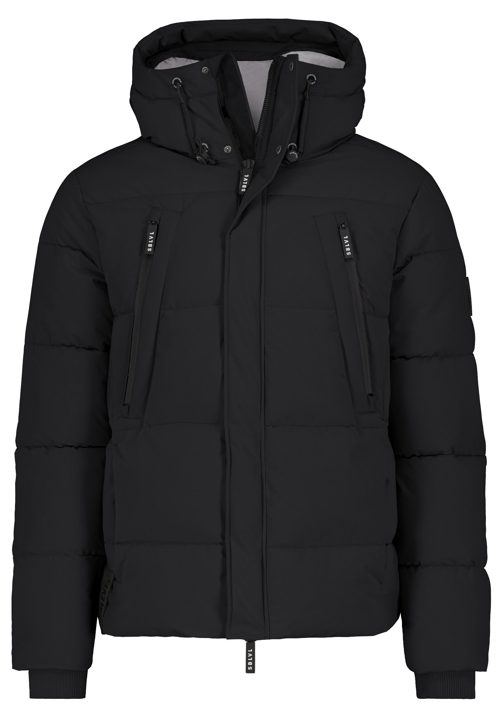 SUBLEVEL Winterjacke Warme Steppjacke mit funktionaler Kapuze (1-St) H50022AB44550_Jacket