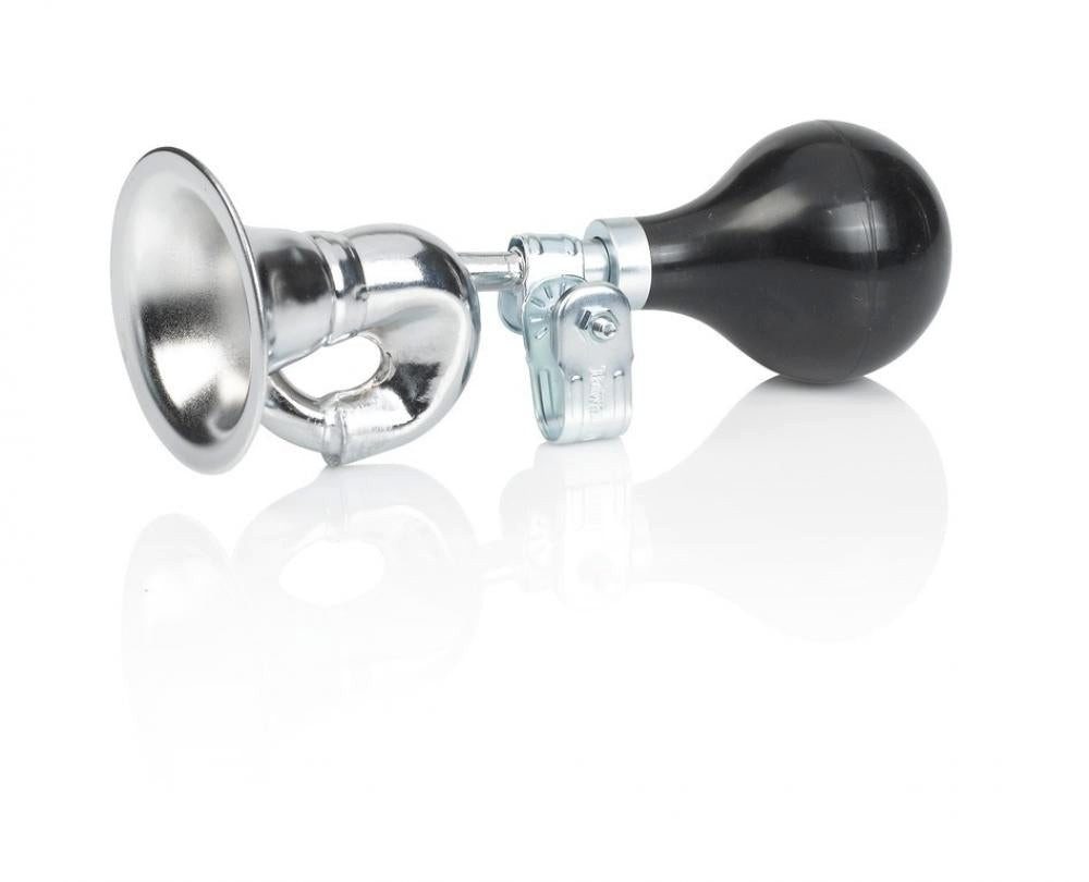 XLC Fahrradklingel XLC Ballhupe DD-H02, verchromt, Retro-Posthornstil, lauter Klang, einf