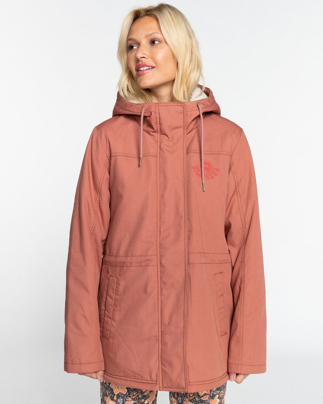 Billabong Parka Simply The Best - Parka mit Sherpa-Futter für Frauen