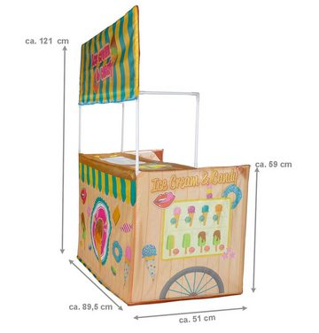 Bubble-Store Spielzelt Kinder Spielzelt (einfache Steck-Klick-Montage) Kinderzelt, Eisstand, Kiosk Spielzelt, Kinder Verkaufsstand