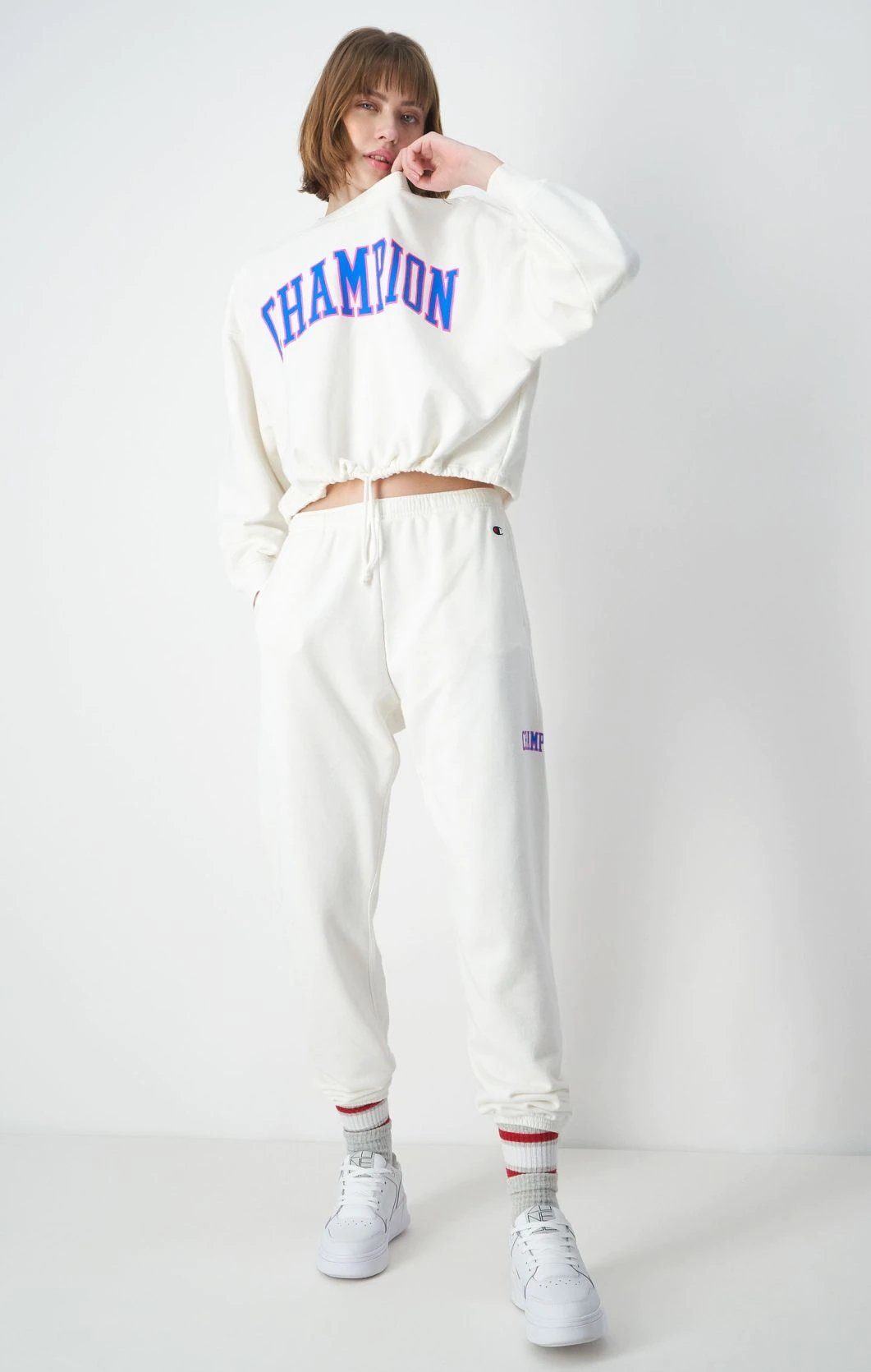 Champion Sweater Crewneck Croptop Sweatshirt günstig online kaufen