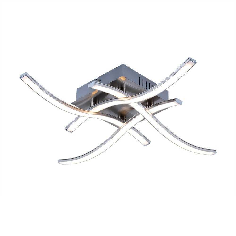 Esto LED Deckenleuchte, LED-Leuchtmittel fest verbaut, Warmweiß, LED Deckenleuchte Design modern Deckenlampe Wohnzimmerleuchte