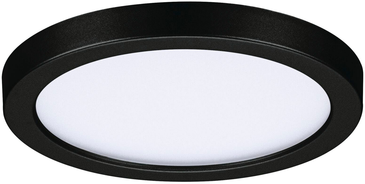 Paulmann LED Einbauleuchte LED VariFit Schwarz, 118mm Areo Schwarz LED 118mm IP44 4000K IP44 rund LED Neutralweiß, Areo fest Einbaupanel integriert, 4000K Einbaupanel rund VariFit