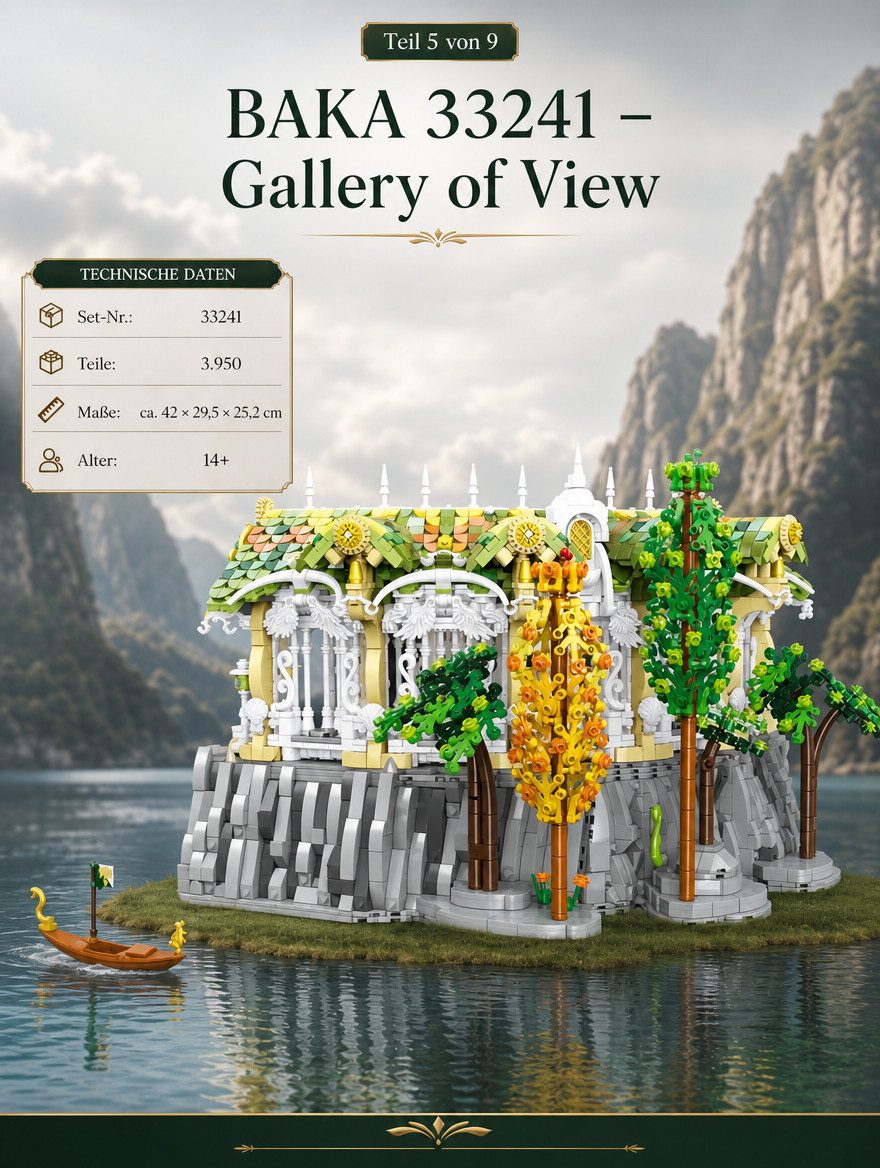 BAKA BAKA 33241 Gallery of View 3.950 Teile Valley Twilight Konstruktions-Spielset, (3950 St)