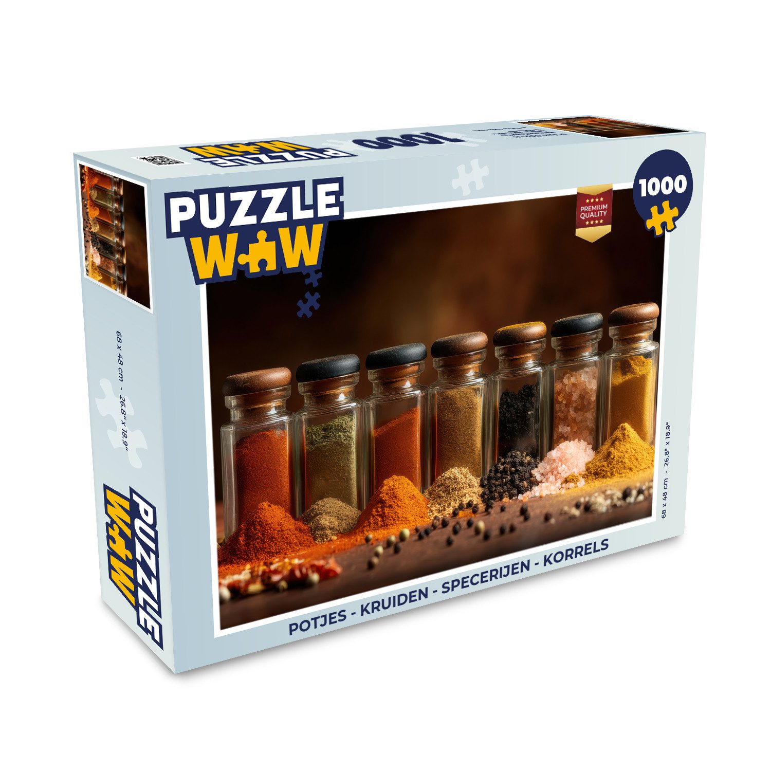 Puzzle Gläser - Kräuter - Gewürze - Körner