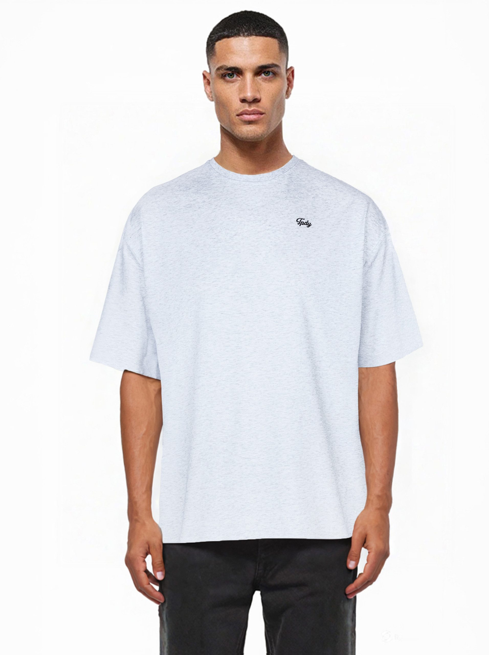 trueprodigy Oversize-Shirt Nika Logostickerei Rundhals dicker Stoff günstig online kaufen