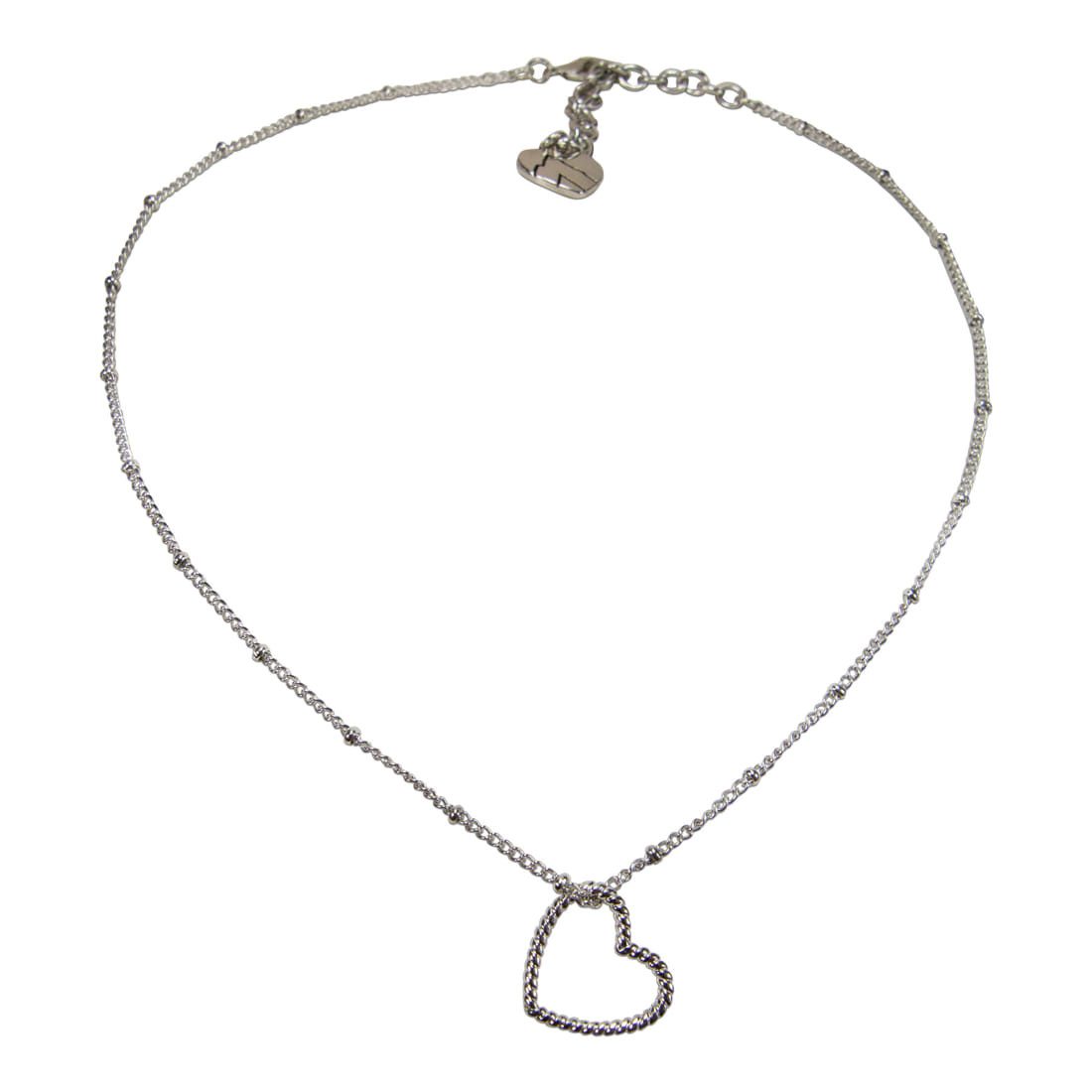 Alpenflüstern Kette mit Anhänger Metall-Halskette Herz Twist