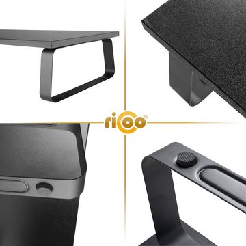 RICOO Schreibtischaufsatz FS0111, Monitorständer Schreibtisch Monitorerhöhung Bildschirm Tisch Aufsatz