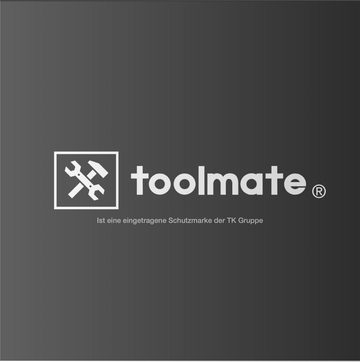 toolmate® Arbeitshandschuh-Set 10x Paar Premium Arbeitshandschuhe Gr. 9 - Gartenhandschuhe rot (Packung, 10 Paar Arbeitshandschuhe) Atmungsaktiv