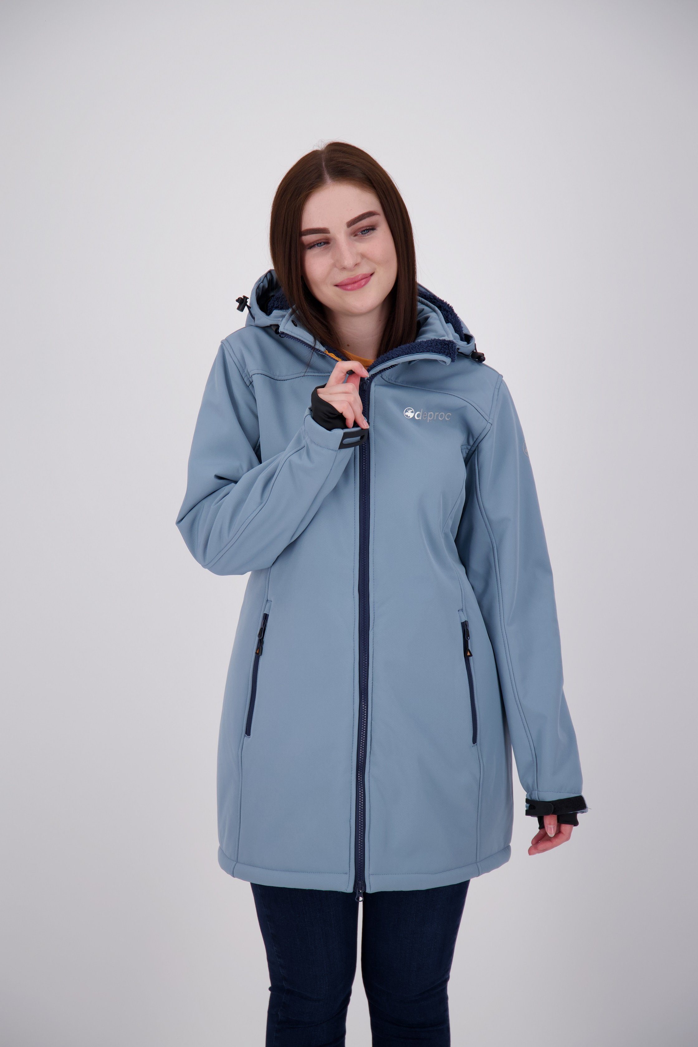 DEPROC Active Softshellmantel KEELE PEAK CS II Funktionsmantel, Outdoormantel auch in Großen Größen erhältlich