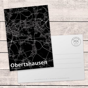 Mr. & Mrs. Panda Postkarte Obertshausen - Geschenk, Dorf, Ansichtskarte, Geschenkkarte, Karte, G