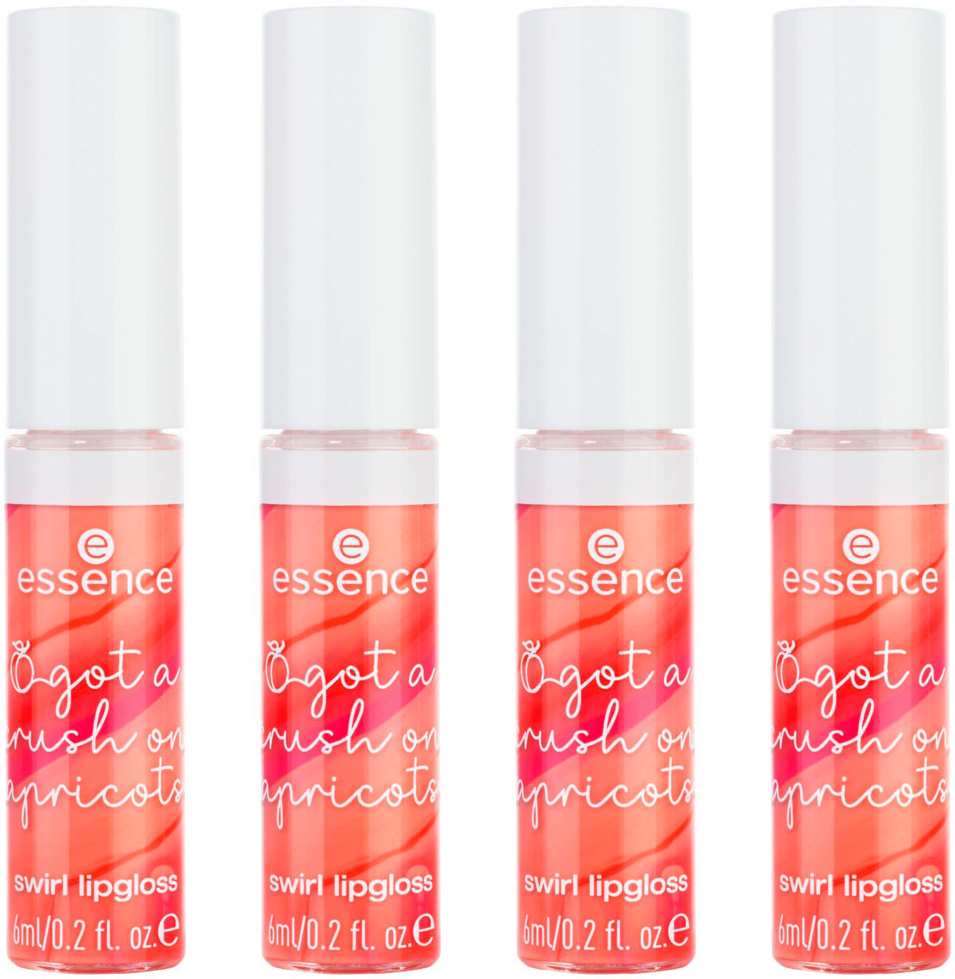 Lipgloss got a crush on apricots swirl lipgloss
