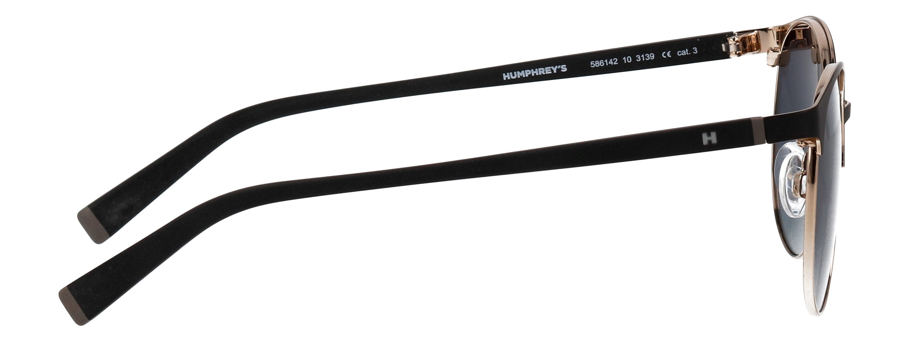 HUMPHREY´S eyewear Sonnenbrille Modell 586142 Form Karree/Eckig, Logoschriftzug auf Bügel, Metallfassung – Bild 4 von 4