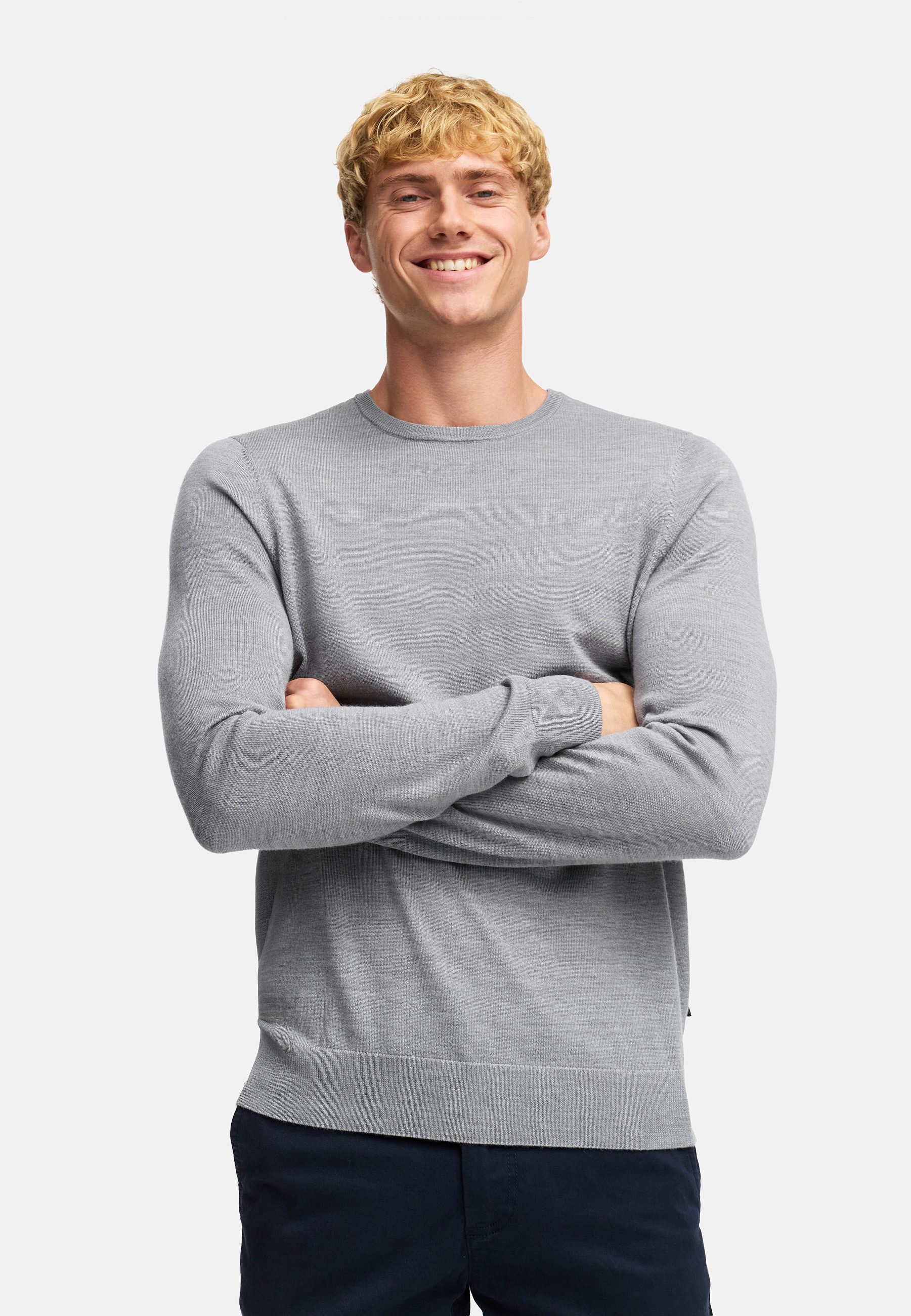 Kronstadt Strickpullover KSJohannes merino crew knit günstig online kaufen