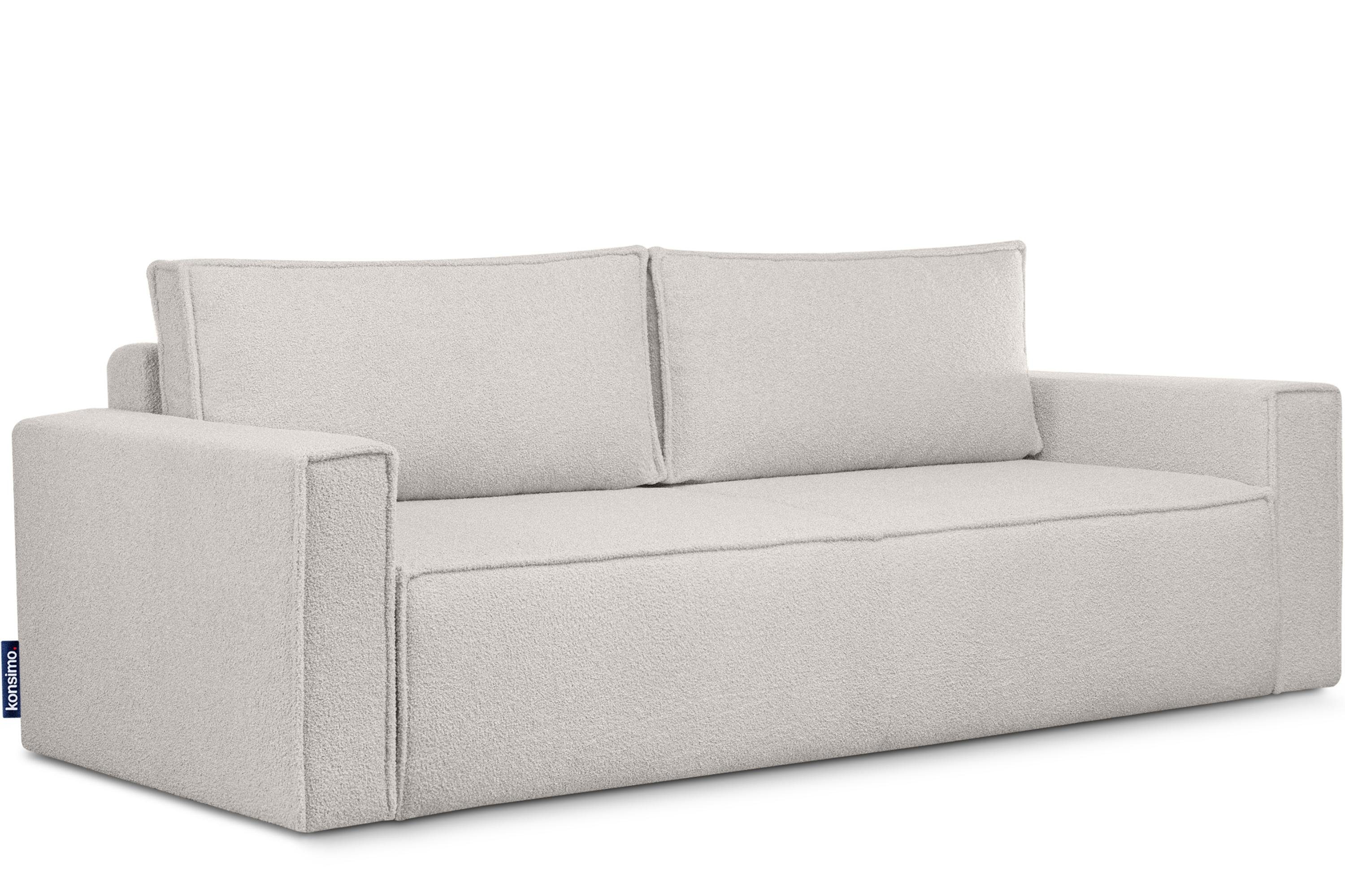 mit Schlaffunktion Modern, hergestellt der Schlafsofa NAPI in EU, Armlehnen, Schlafsofa II mit Konsimo