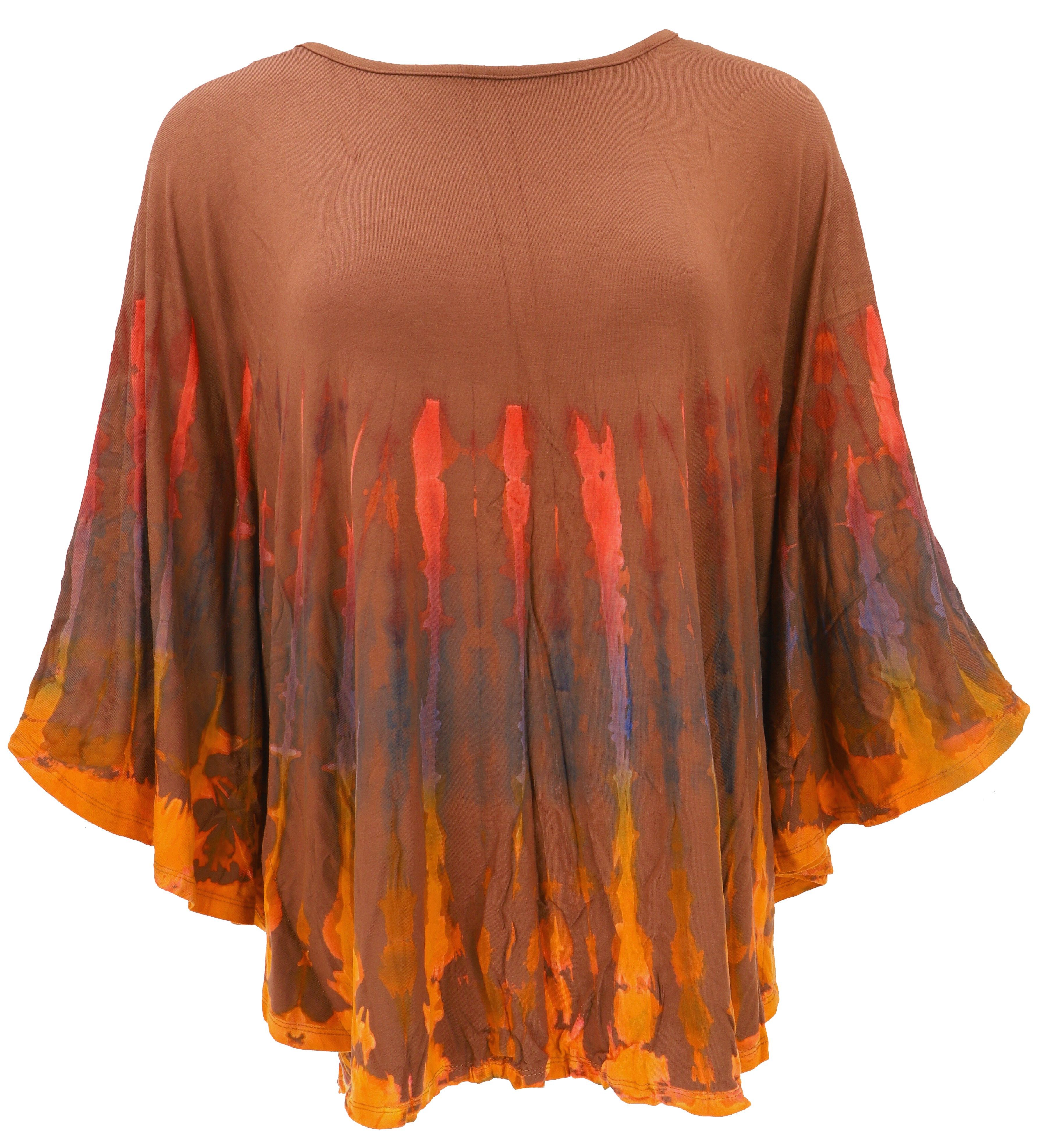 Guru-Shop Longbluse Batik Poncho, Tunika, Unikat günstig online kaufen