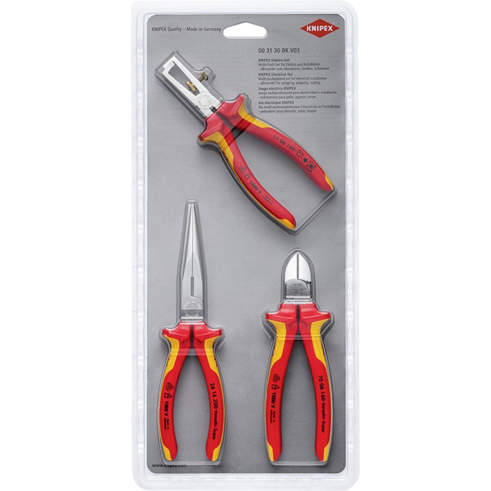 Knipex Seitenschneider Knipex 00 31 30 BK V03 Zangen-Set