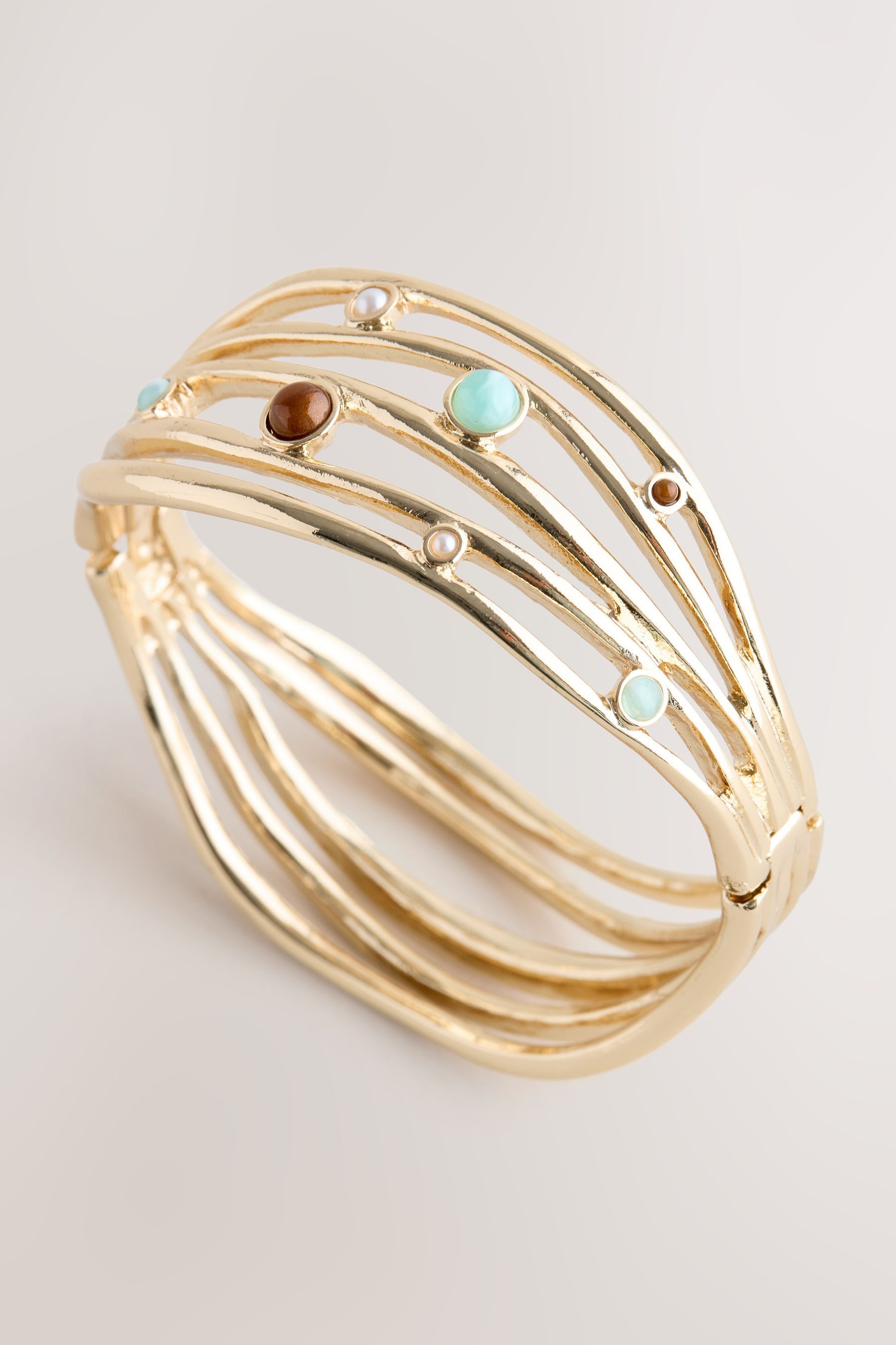 Next Armband Armreif mit Steindetail (1-tlg)