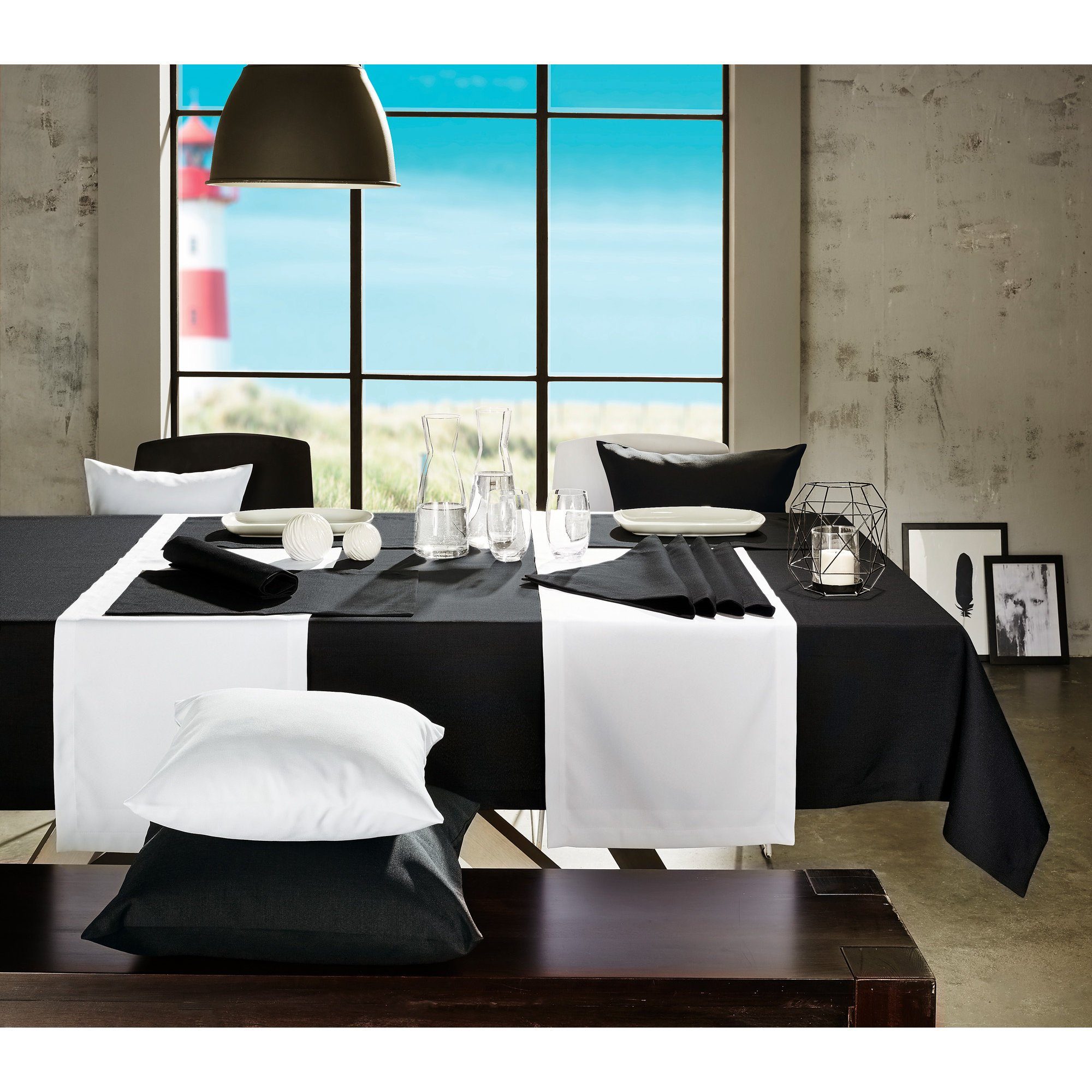 Erwin Müller Platzset Tischset "Madrid" 2er-Pack, fleckabweisend Uni