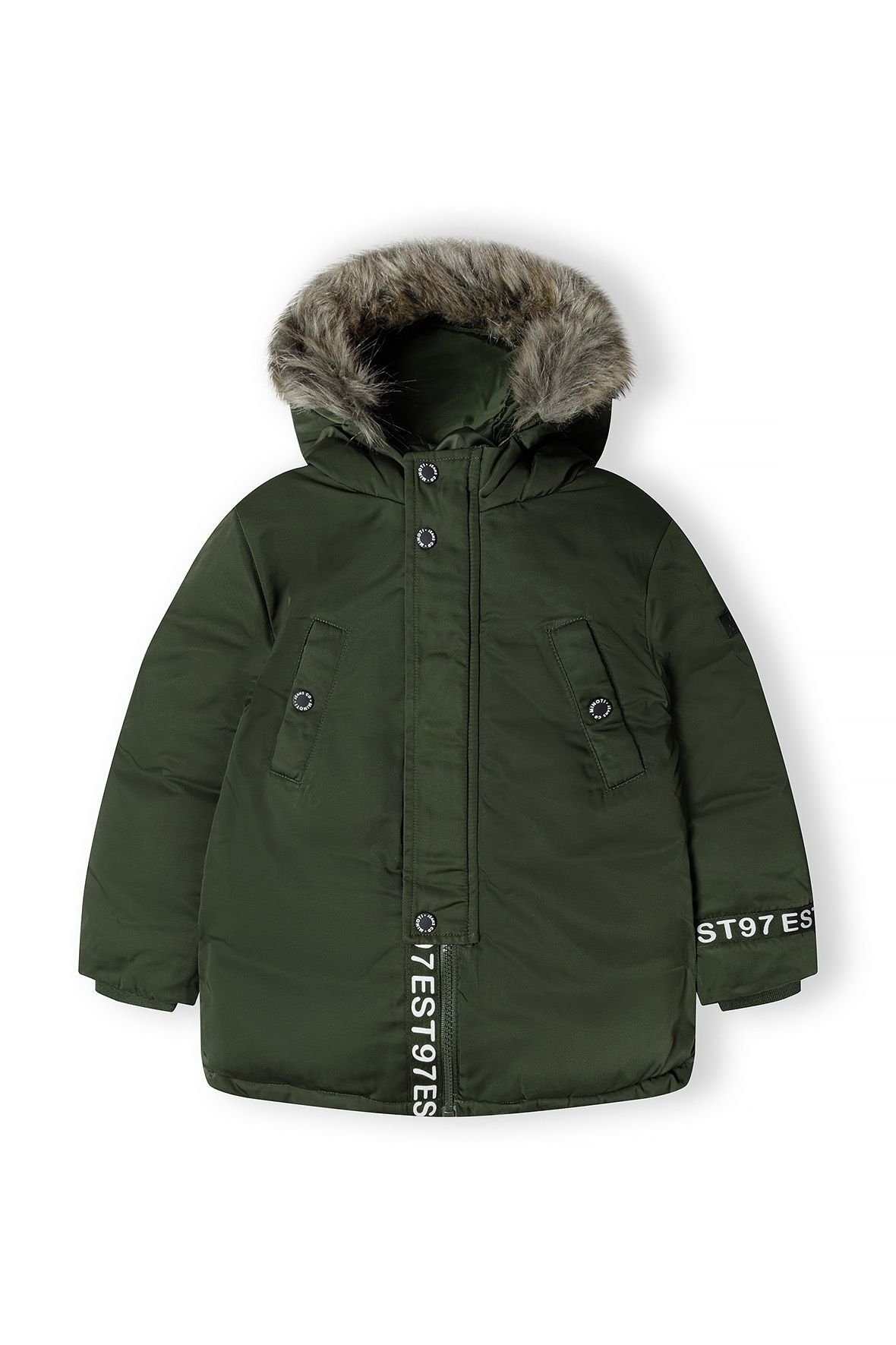 MINOTI Winterjacke mit flauschiger Kapuze (2-14y) günstig online kaufen