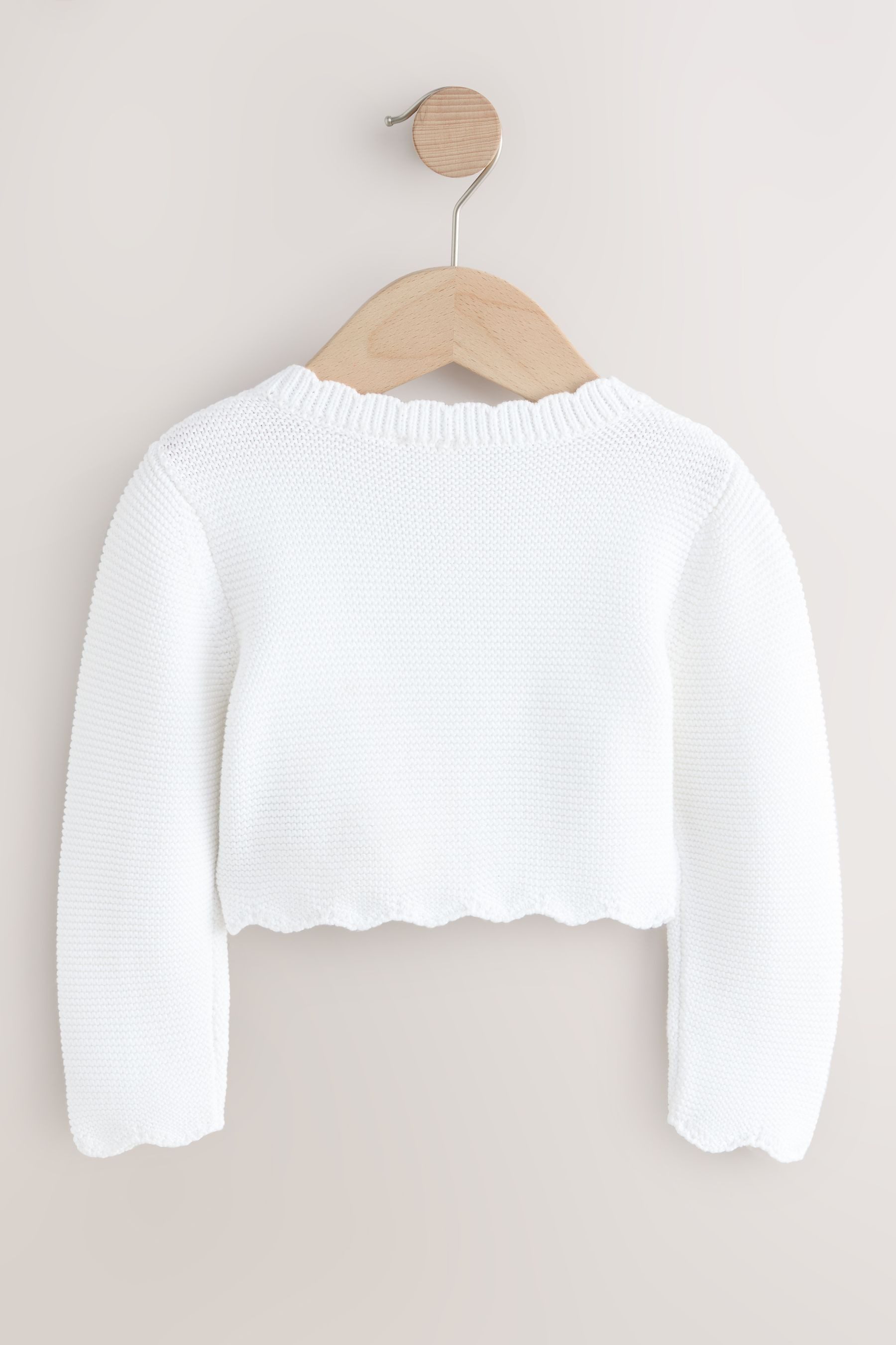 Next Strickjacke Bestickter Bolero (1-tlg)