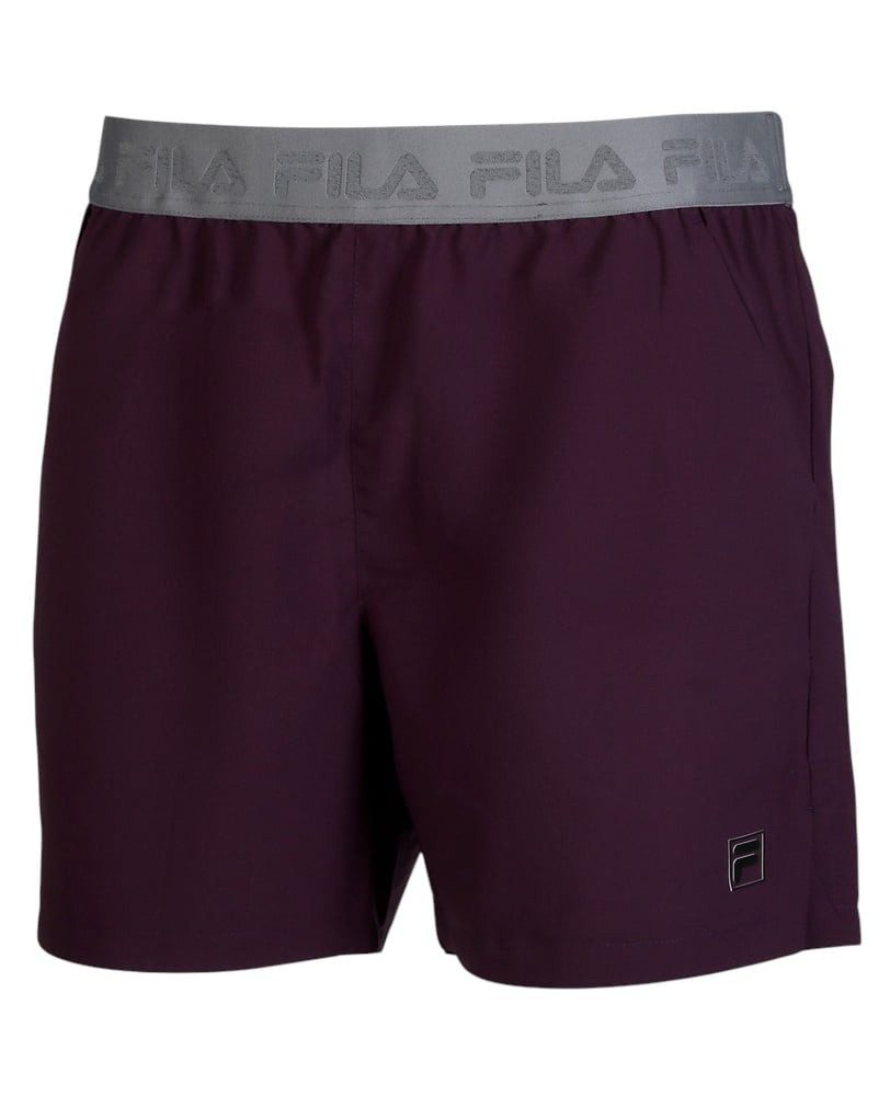 Fila Shorts Tennishose Jarno (4-Wege-Stretch) kurz weinrot Herren
