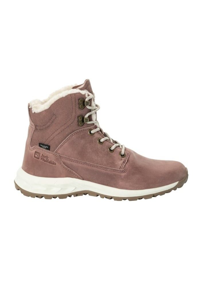 Jack Wolfskin Queenstown City Texapore Mid (Leder, wasserdicht) rosa Damen Winterstiefel