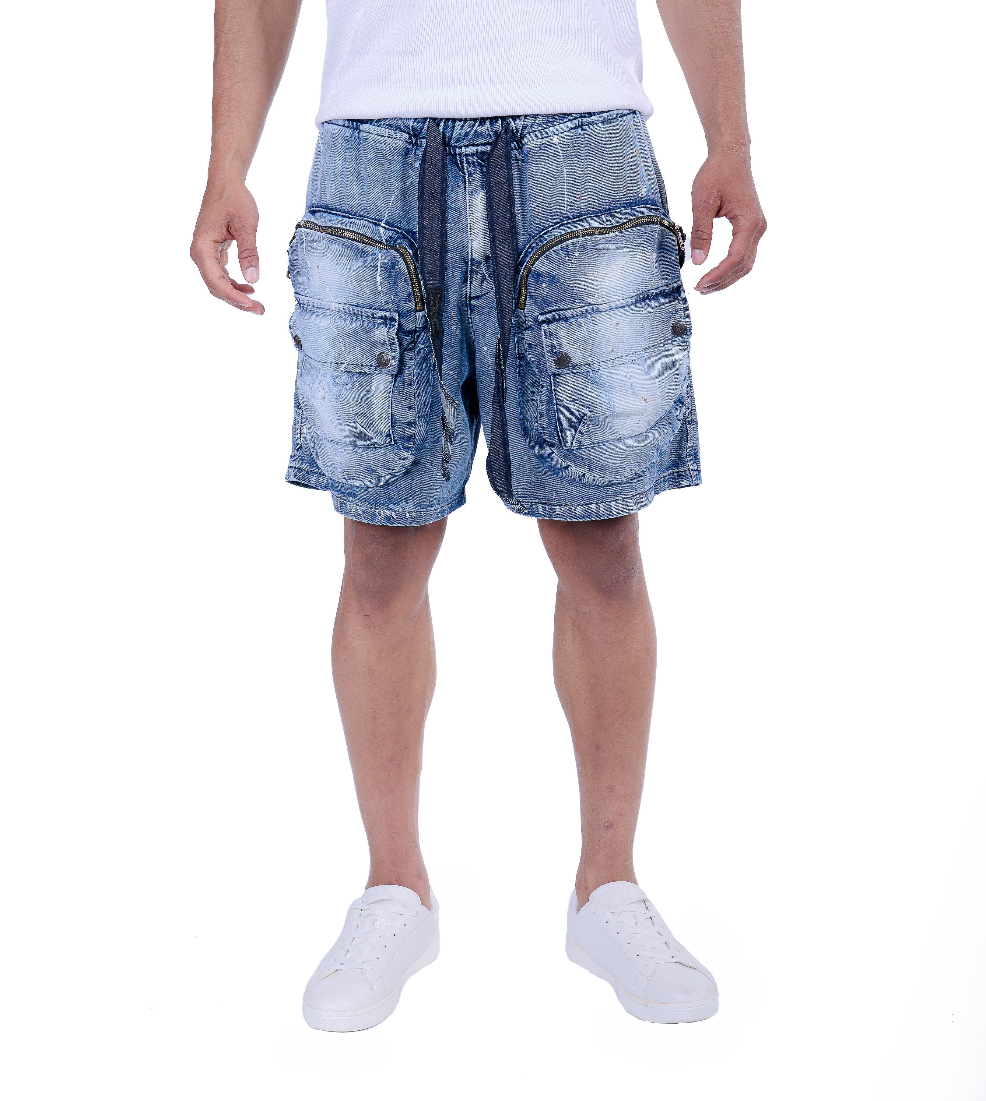 KINGZ Caprihose KINGZ Herren Baggy Джинсы Capri