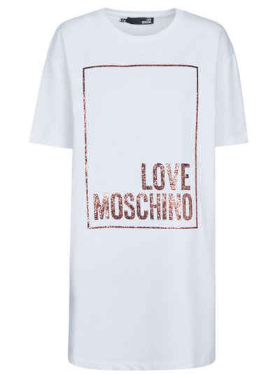 LOVE MOSCHINO Midikleid Love Moschino Kleid weiss