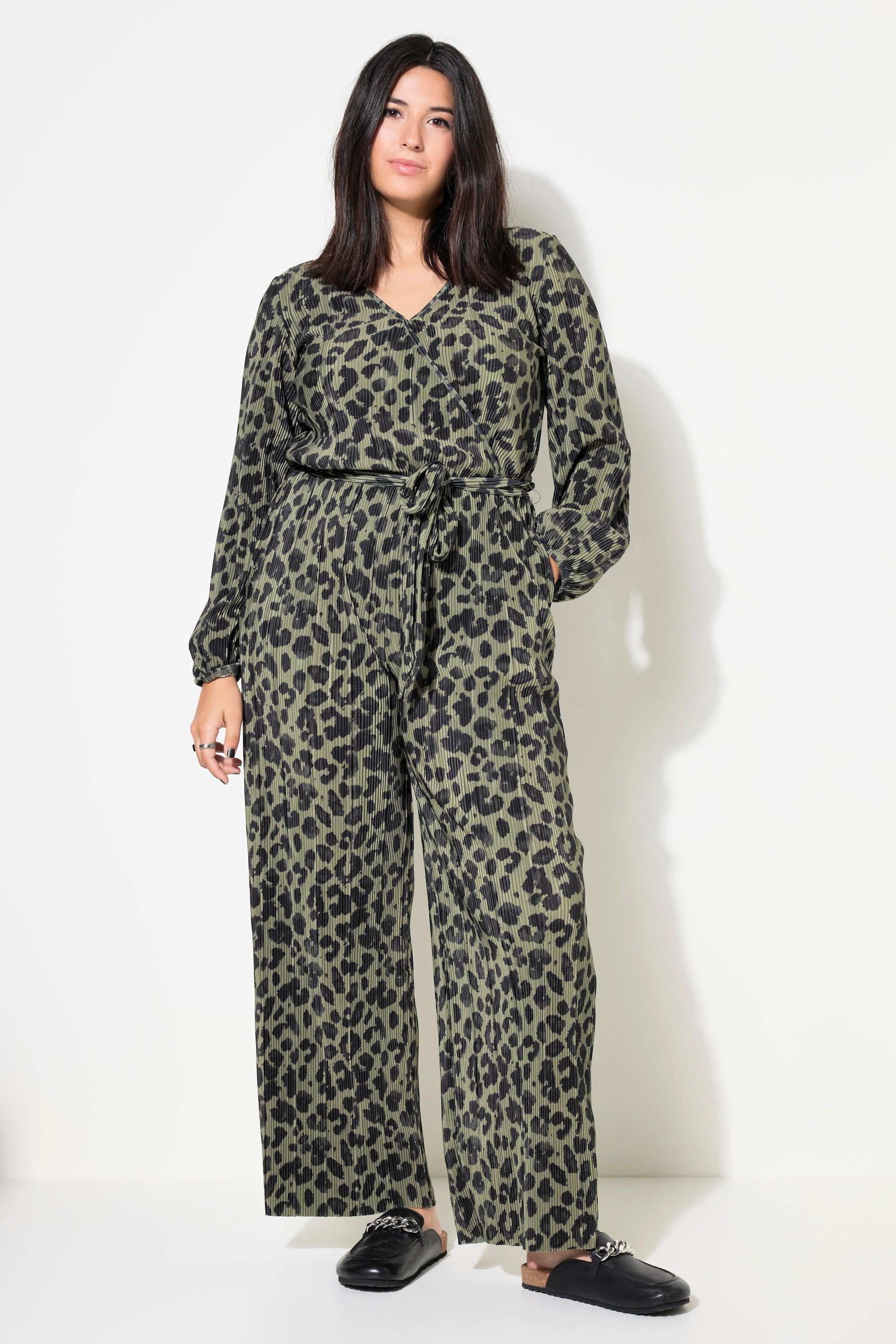 Studio Untold Maxikleid Jumpsuit Plissee Leo günstig online kaufen