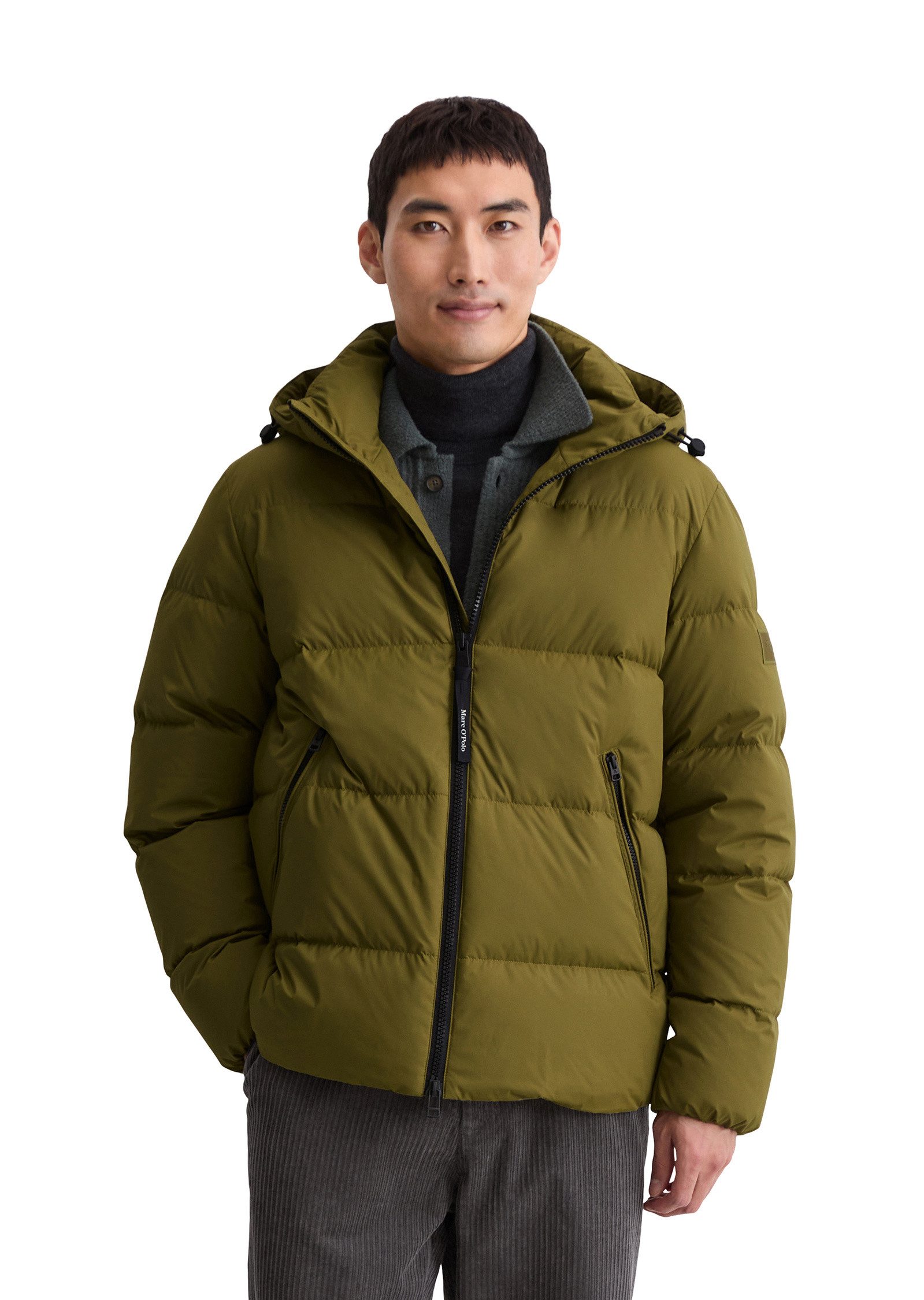 Marc O'Polo Outdoorjacke mit abnehmbarer Kapuze
