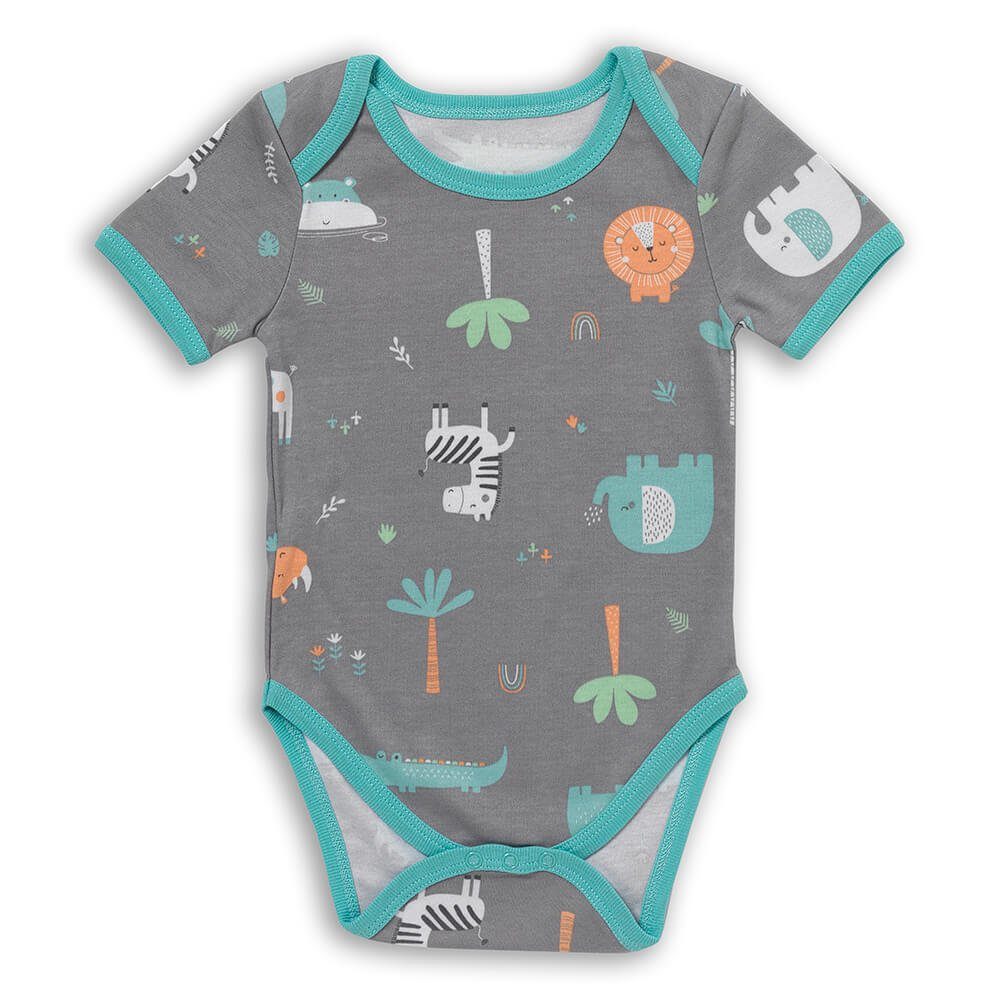 zertifiziert Safari OEKO-TEX Baby-Bodys Bio 5er-Pack Kurzarmbody kurzarm Schlummersack