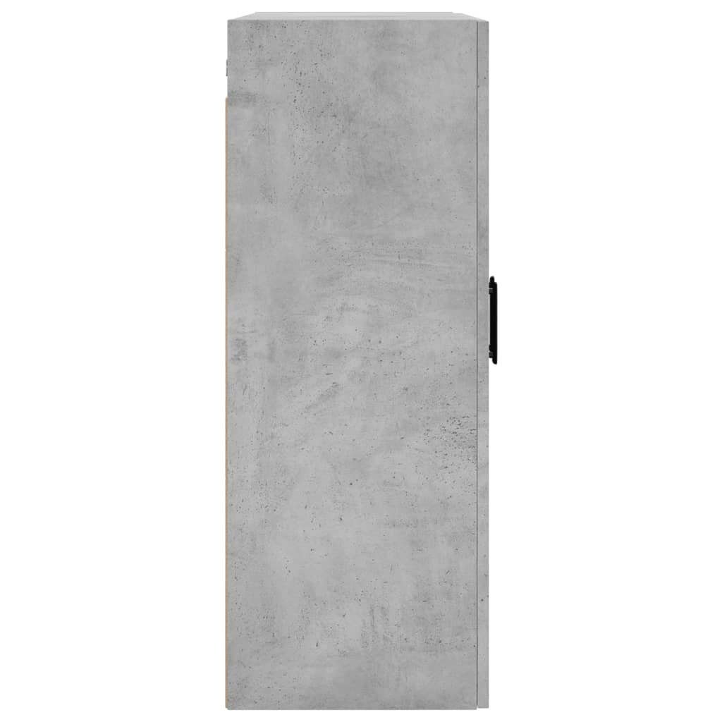 vidaXL Sideboard Wandschrank (1 cm Betongrau St) 69,5x34x90