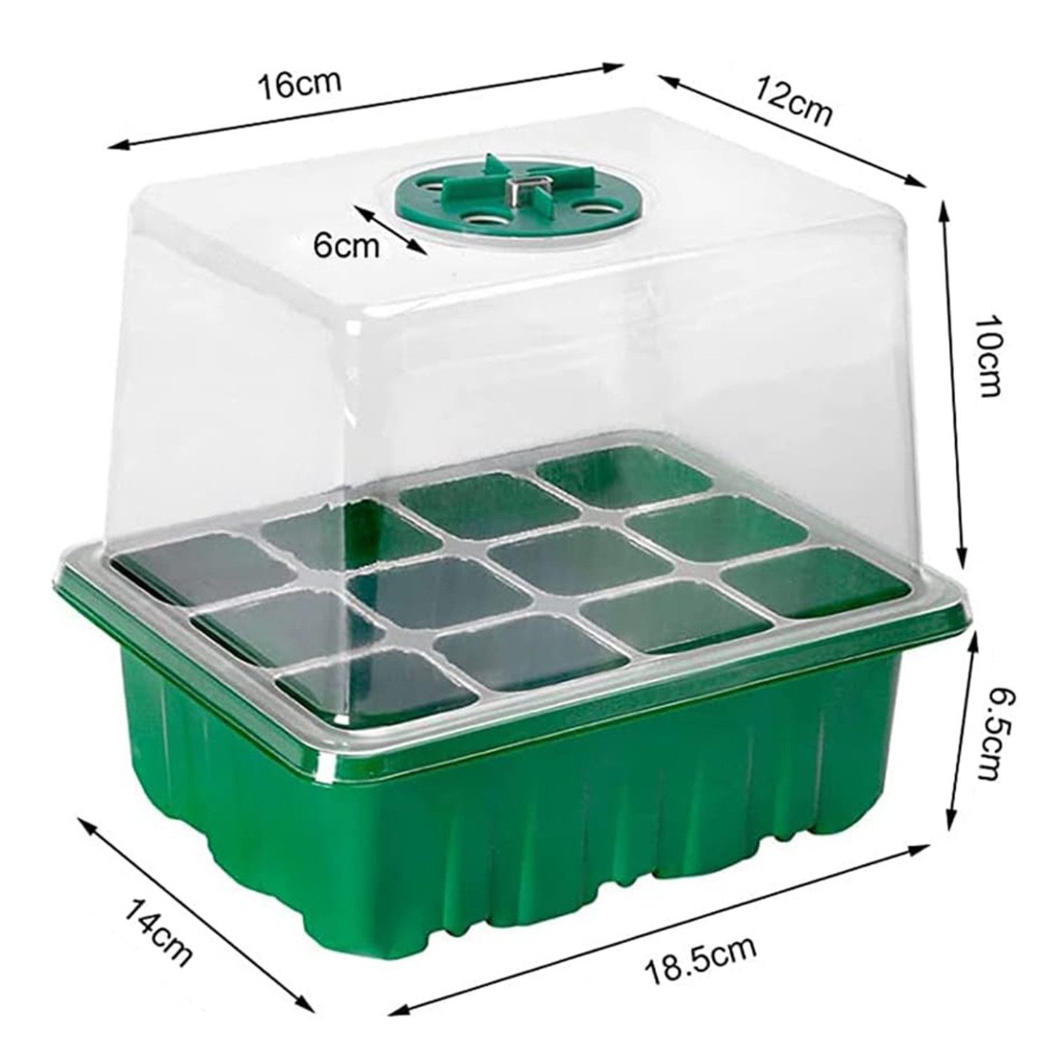 Sunicol Gewächshaus Mini gewächshaus, 4/5/6 Stück Zimmergewächshau Anzuchtk günstig online kaufen