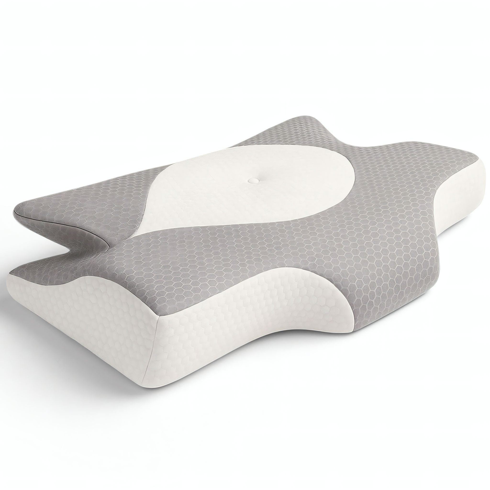 shapevital.de Gelschaumkopfkissen Nackenkissen OrthoStar, Ergonomisches Kopfkissen