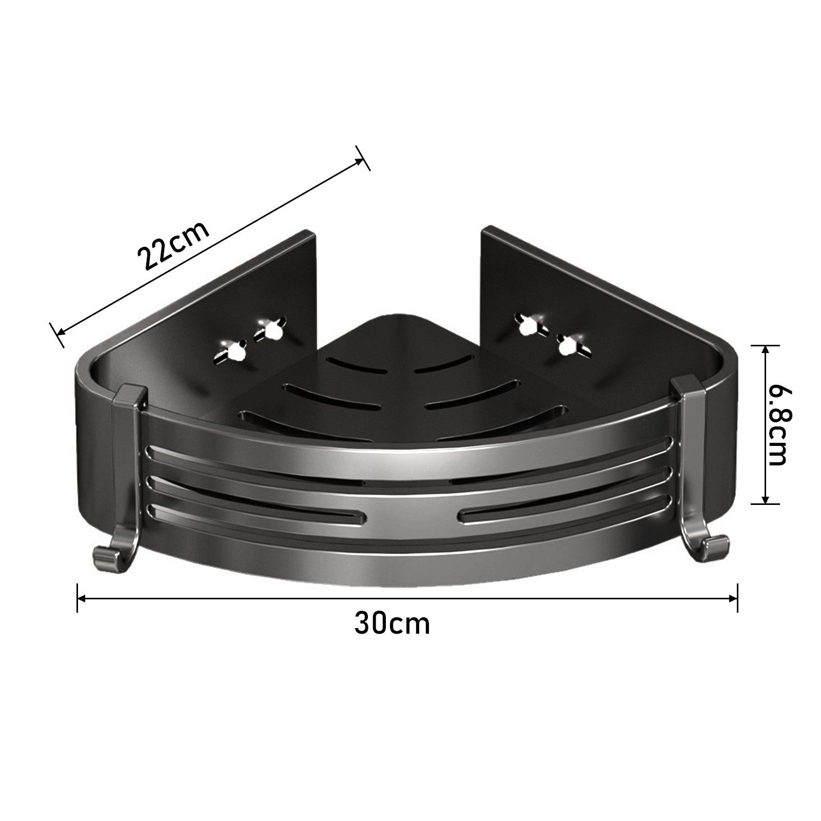 Fanttik Duschregal Duschablage ohne Bohren Badezimmer Organizer,Badregal Du günstig online kaufen