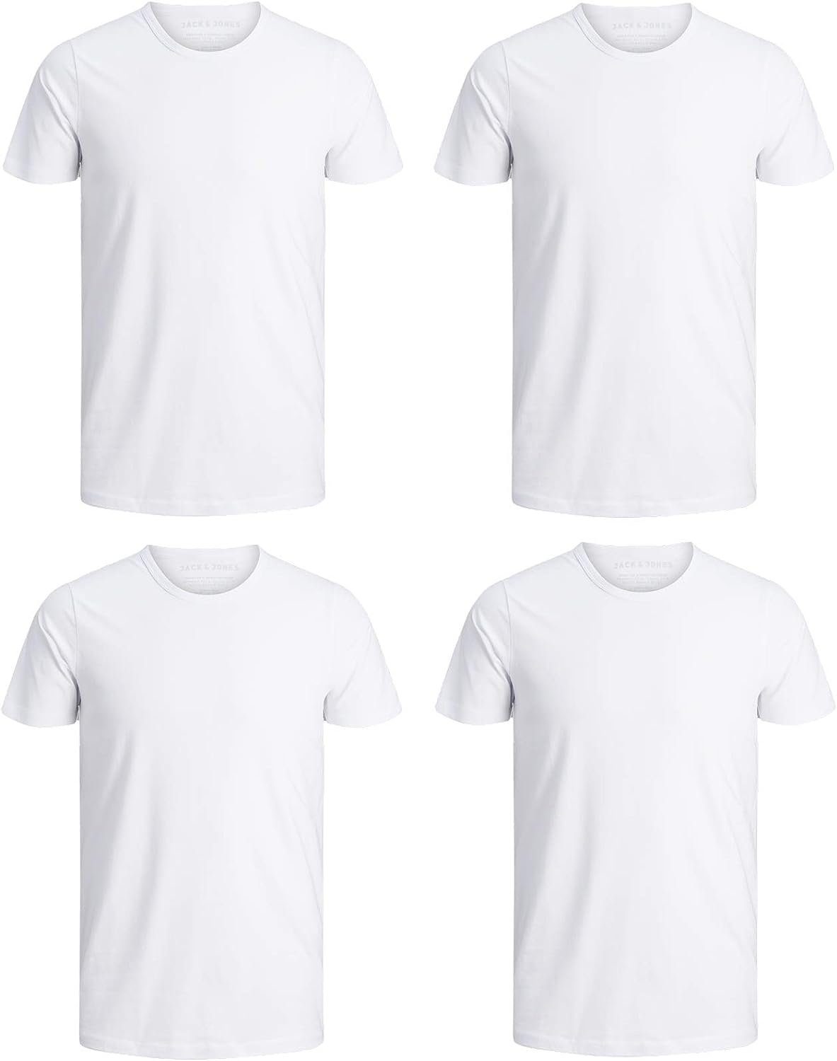 Jack & Jones T-Shirt (Sparset, 4er-Pack) Basic, Shirts, Rundhals