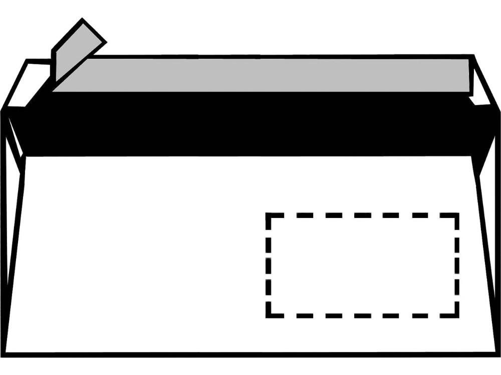envirelope blue Briefumschlag Envirelope Briefumschläge DIN lang, Haftklebung, m, Haftklebung